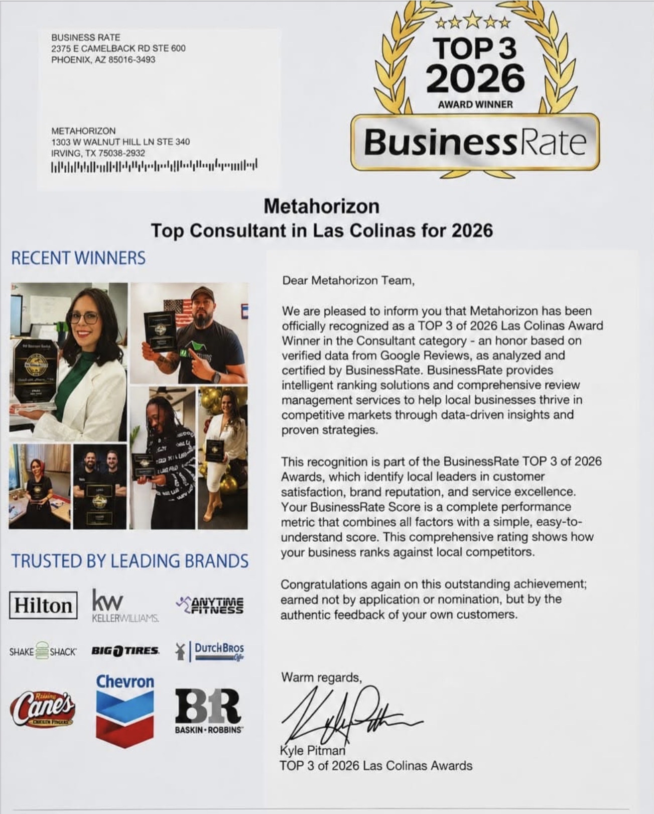 Proud Moment for Metahorizon